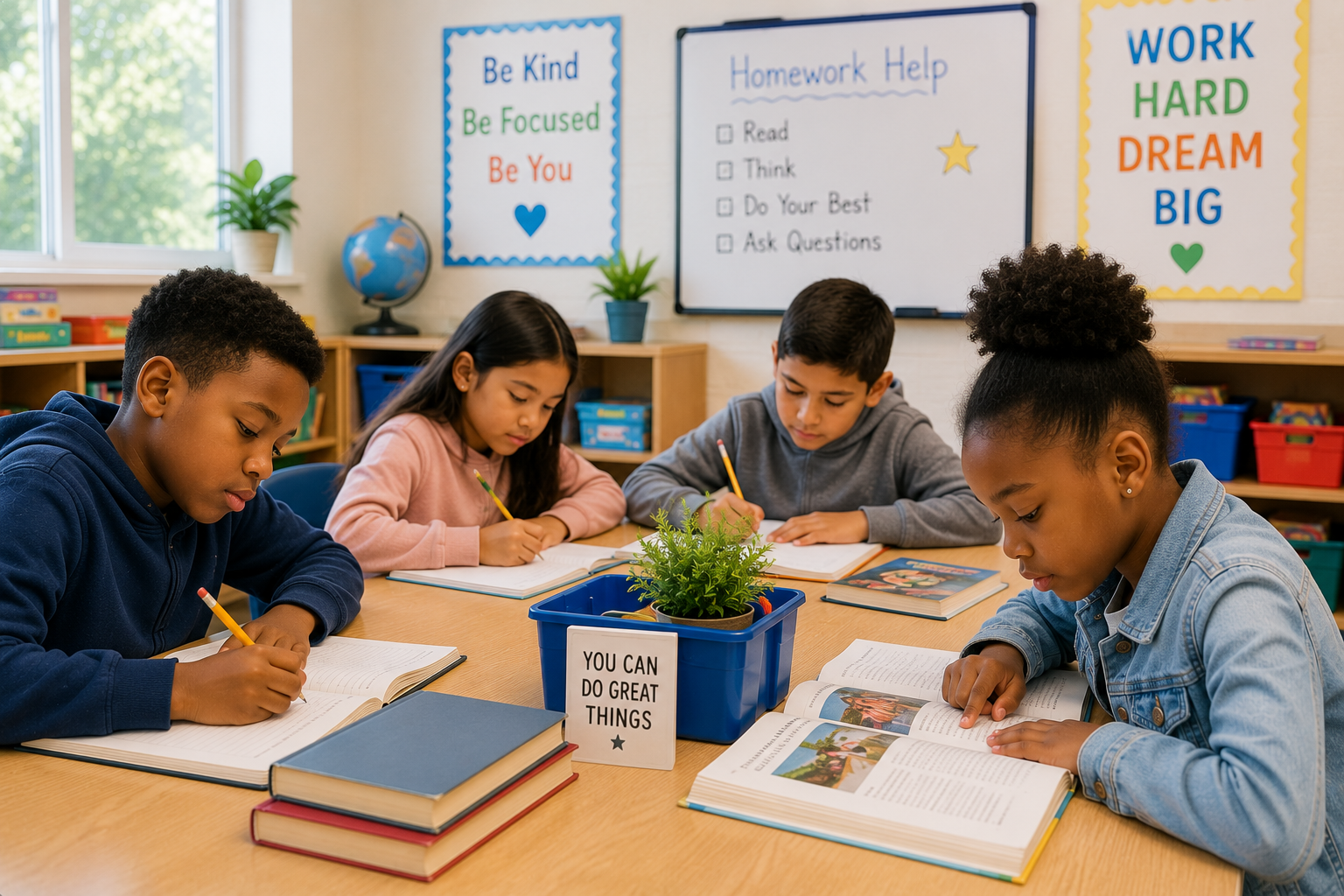 Child participating in a STEM enrichment activity